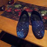 DIY Galaxy Slip ons