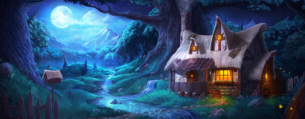 Wizard's Cabin by artofjokinen