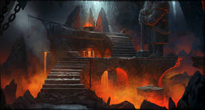 Dwarven Caverns Concept Art 2