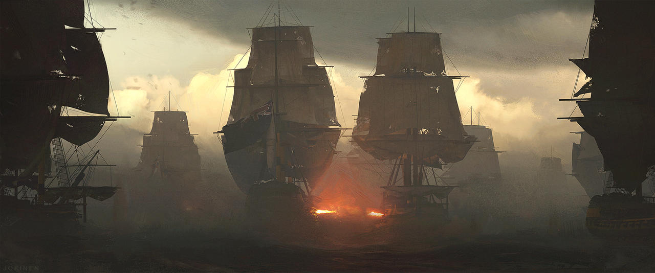Battle of the Nile 1798 by artofjokinen