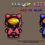 Red VS. Blue Kitty