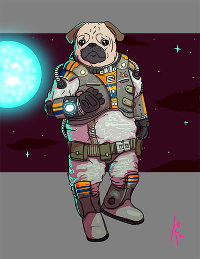 Space Pug!