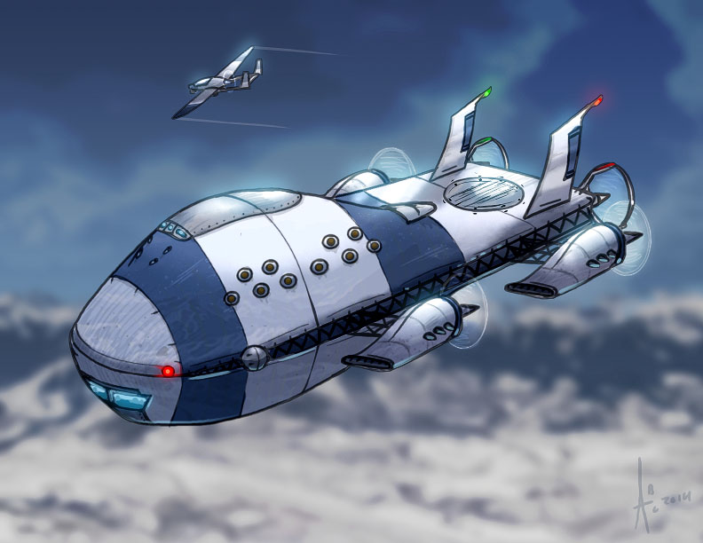 Space Trouble Airship