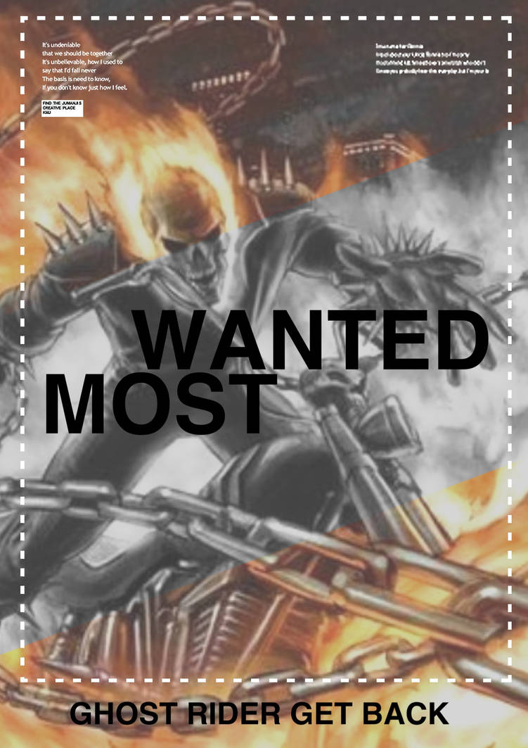 Ghost rider poster #2 by ElektraWildness on DeviantArt