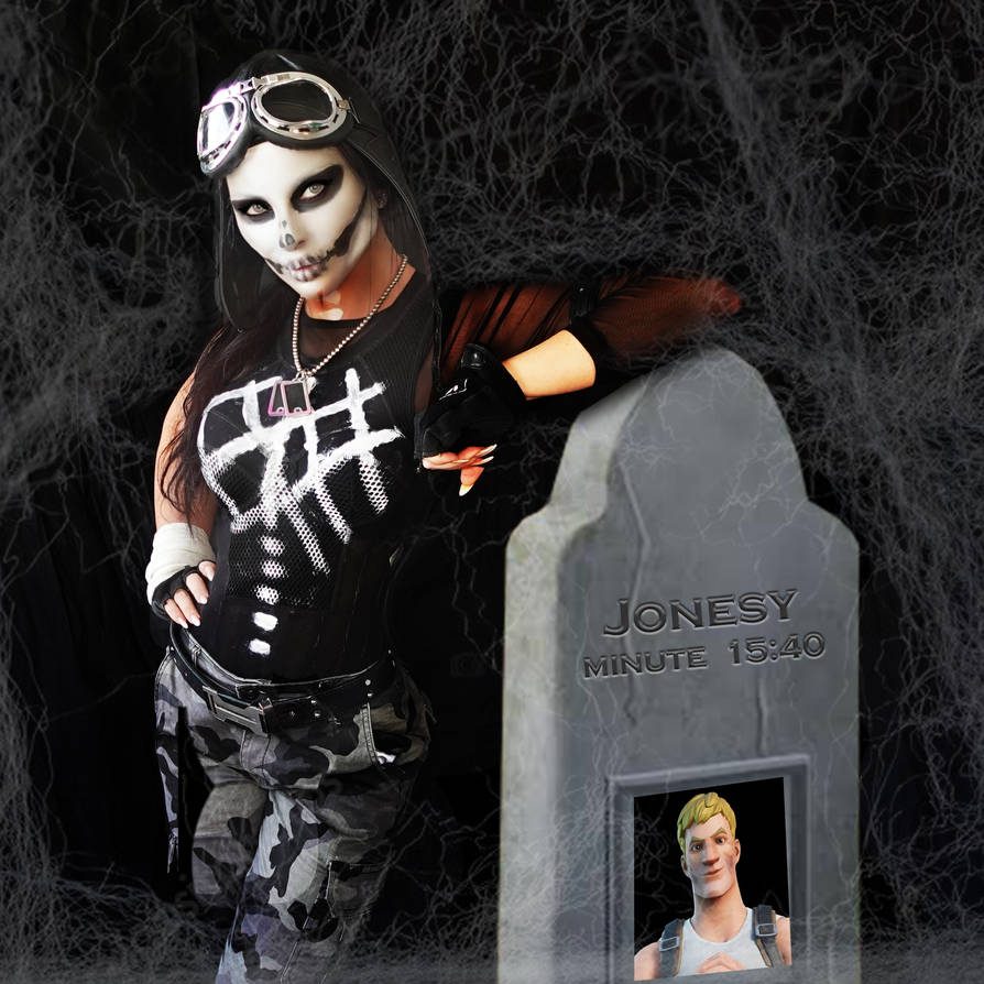 Skeletara fortnite skin real life fortnitemares by lunastorta5350 on