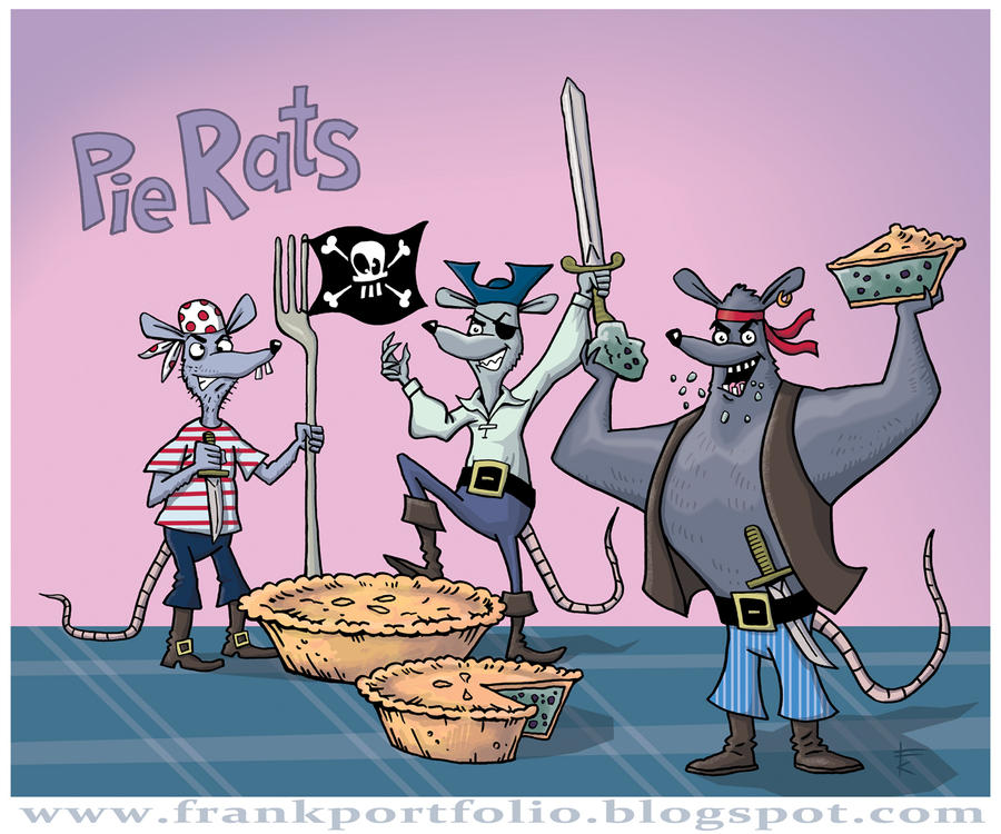 Pie Rats by FrankIllustrations on DeviantArt