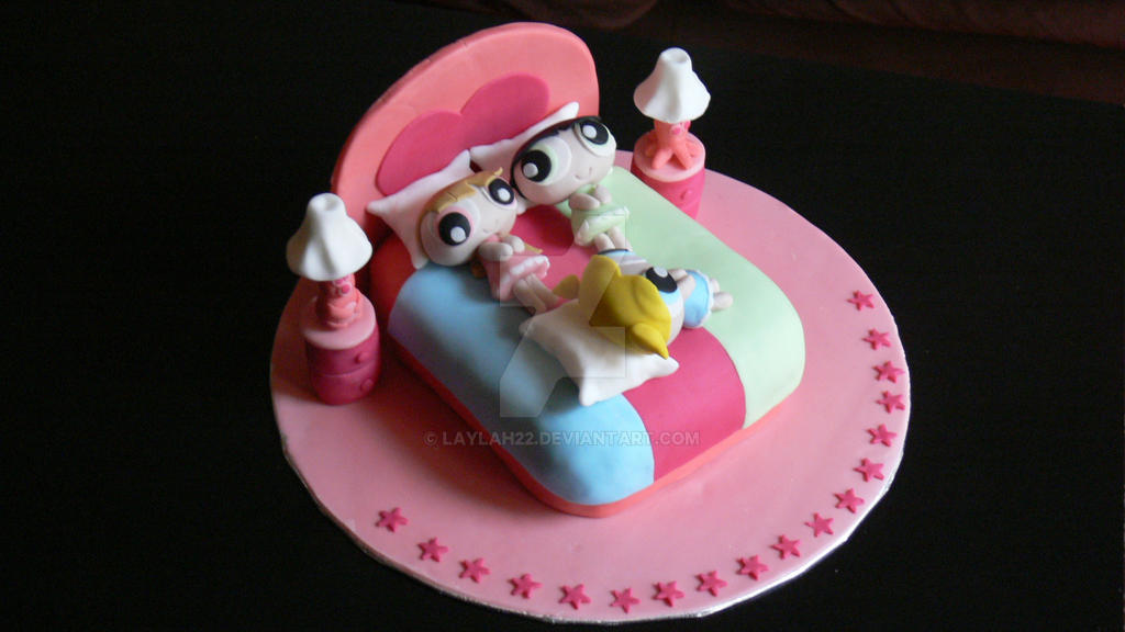 Powerpuff girls cake