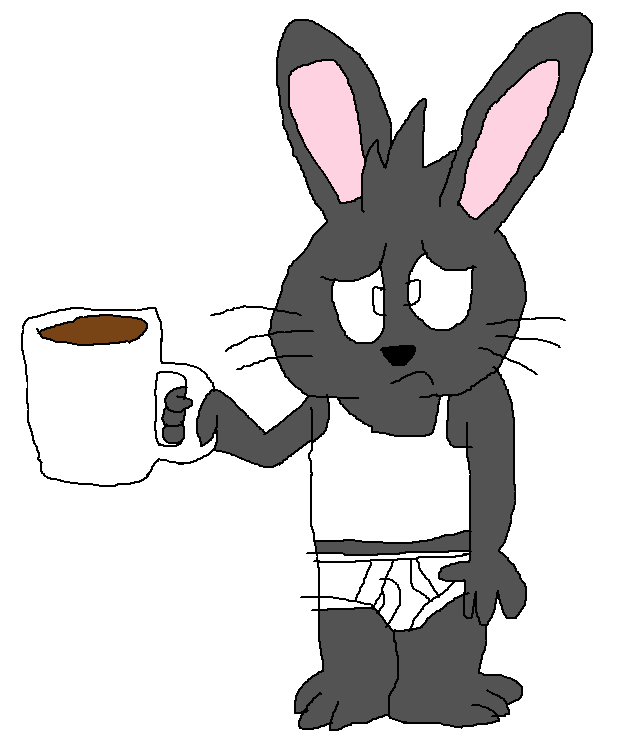G - Gerald Rabbit with Coffee by NewburyportToon2022 on DeviantArt