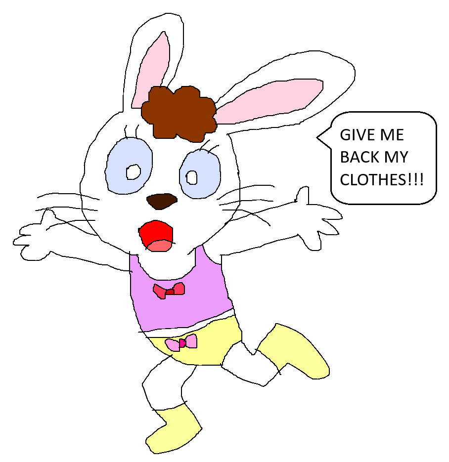 Deviantart Mimi Rabbit RQ - Mimi Rabbit Running in her Underwear by NewburyportToon2022 on ...
