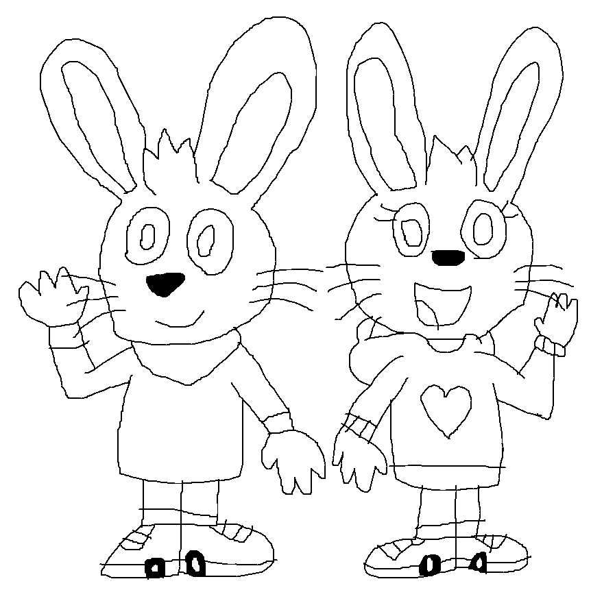 RQ - Gerald and Ashima as Spot and Riya (Uncolored by ...