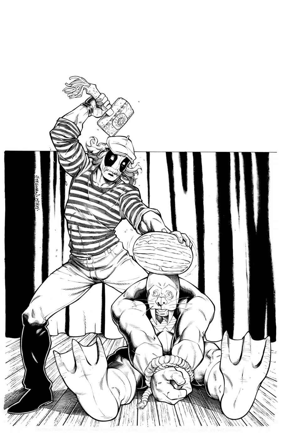 Deadpool Fear Itself cover 2 by Frisbeegod