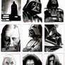 Star Wars Galaxy 7 sketchcards 1