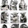 Star Wars Galaxy 7 sketchcards 7