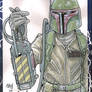 Ghostbusters sketchcover Commission Boba Fett