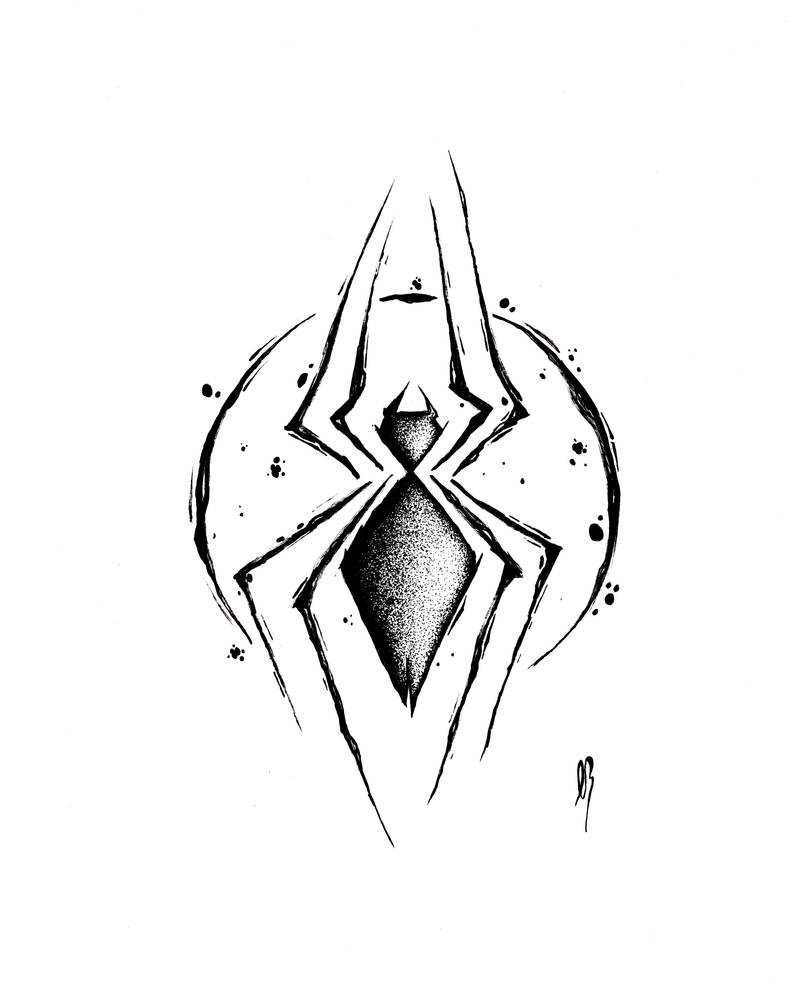 Inked Spider. by VasilisLam on DeviantArt