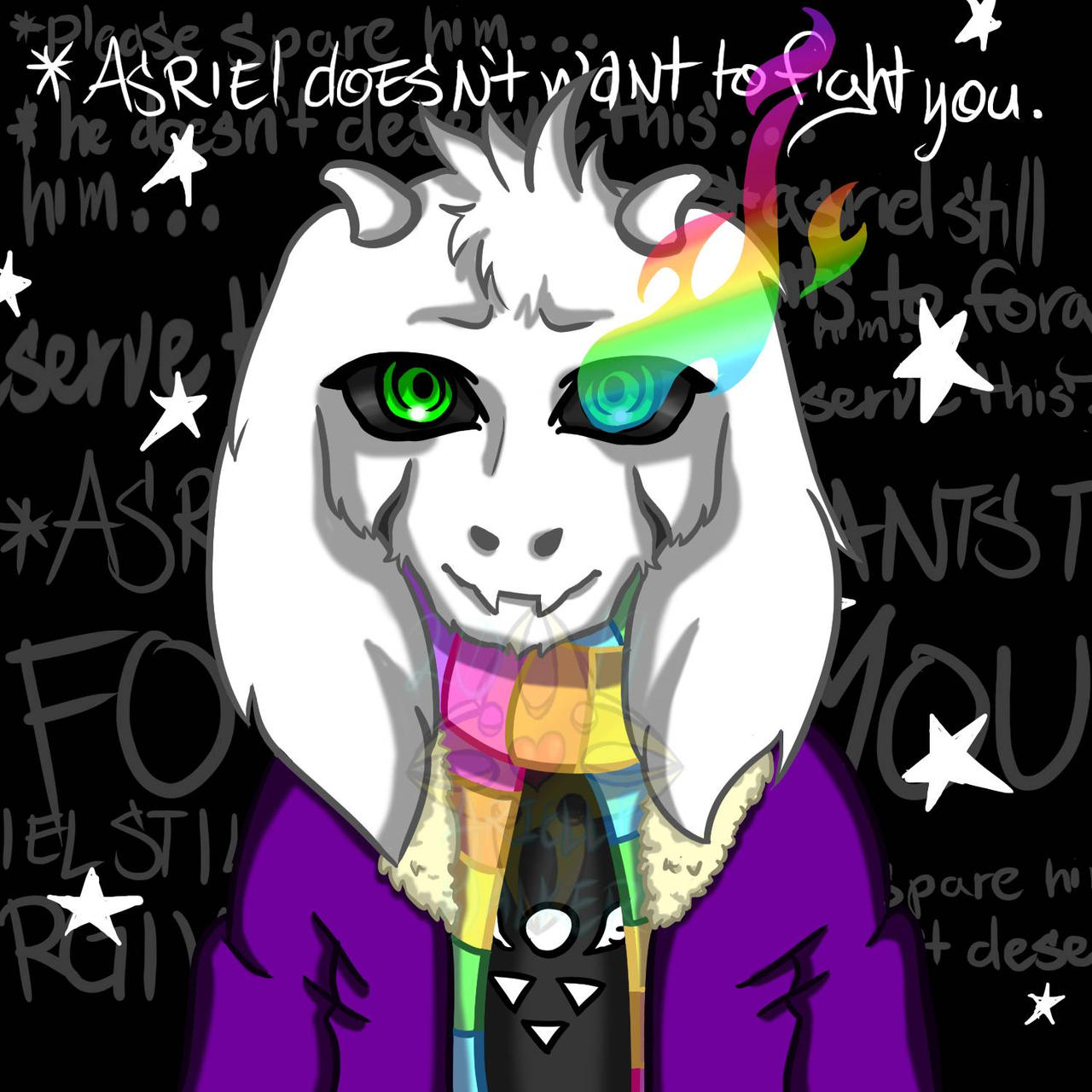 storyswap asriel by aeris7dragon on DeviantArt