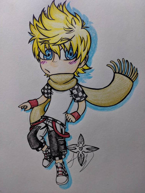 Roxas chibi y colores by aeris7dragon on DeviantArt