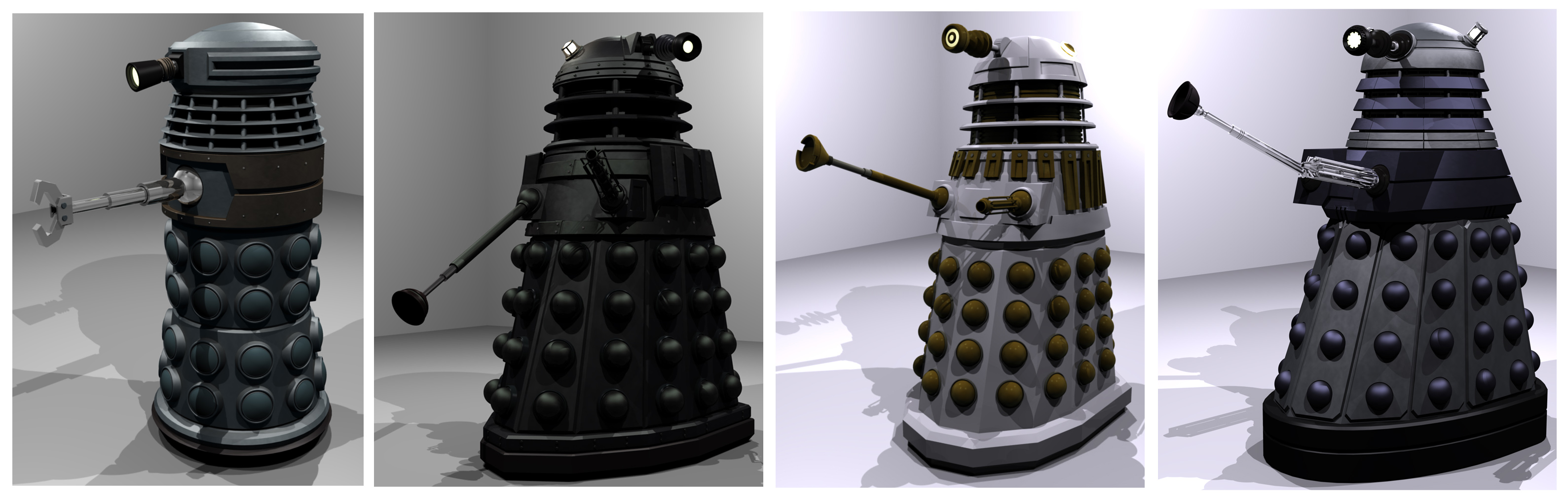 Blender Daleks WIP