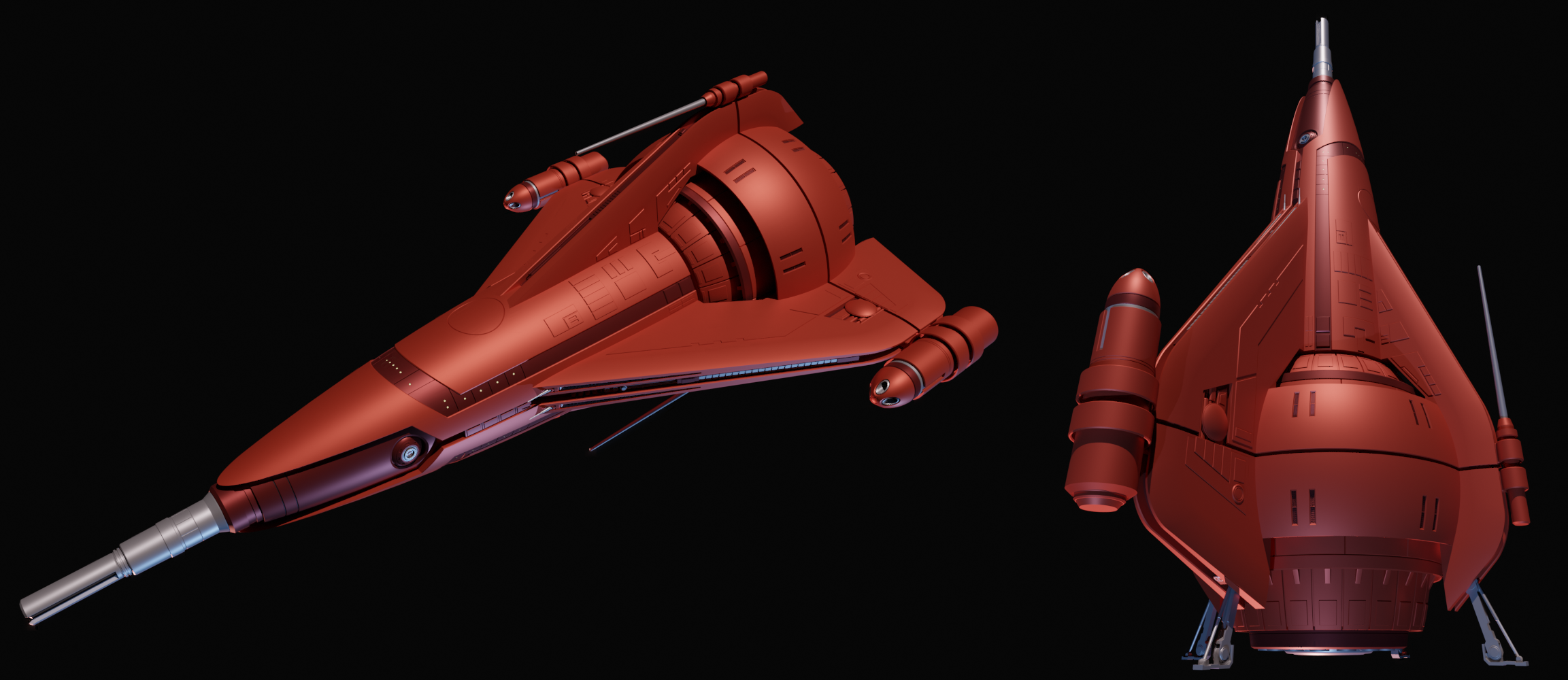 Federation Pursuit Ship 2021 by Librarian-bot on DeviantArt
