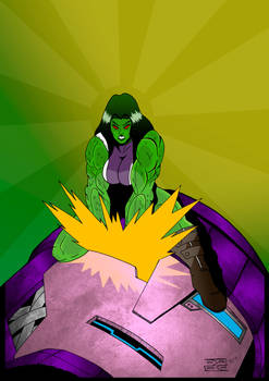 She-Hulk VS Sentinel