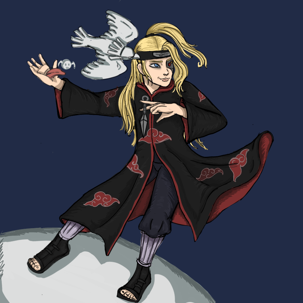 a funny looking Deidara