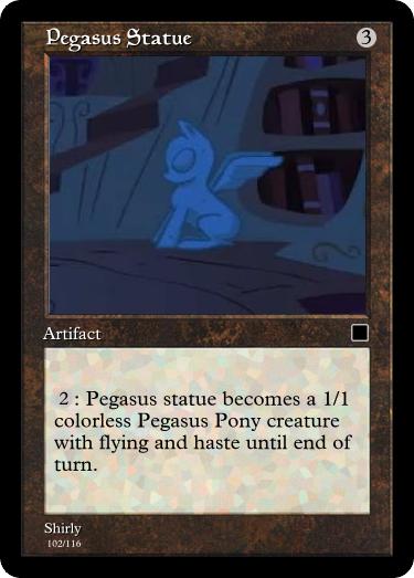 MLP-MTG: Pegasus Statue