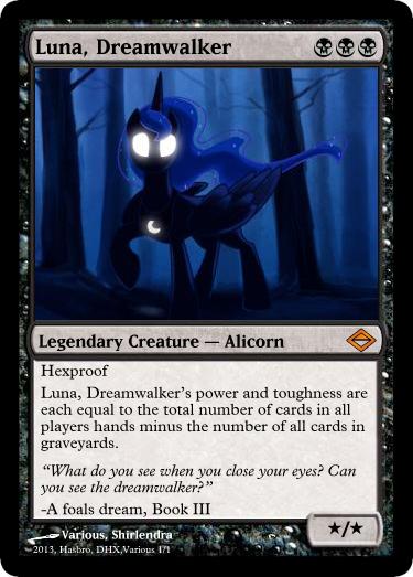 MLP-MTG: Luna, Dreamwalker by Shirlendra on DeviantArt MLP-MTG: Luna, Dreamwalker by Shirlendra on DeviantArt