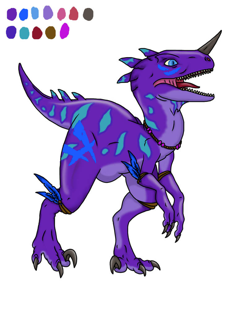 Darkspear riding raptor by Grimla on DeviantArt