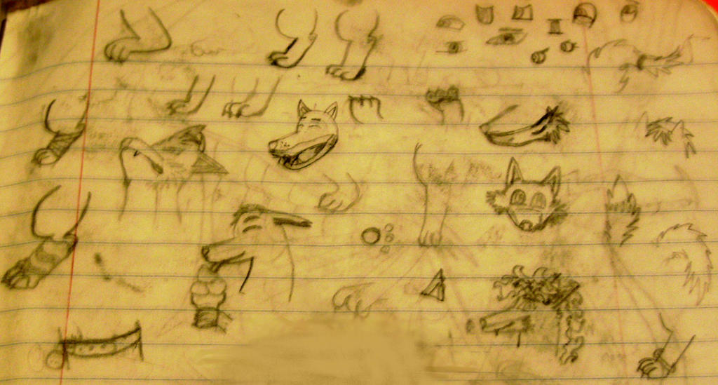 Cyndro Fox and wolf doodle dump by Cyndro on DeviantArt