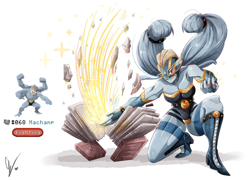 068. Machamp by iingo on DeviantArt