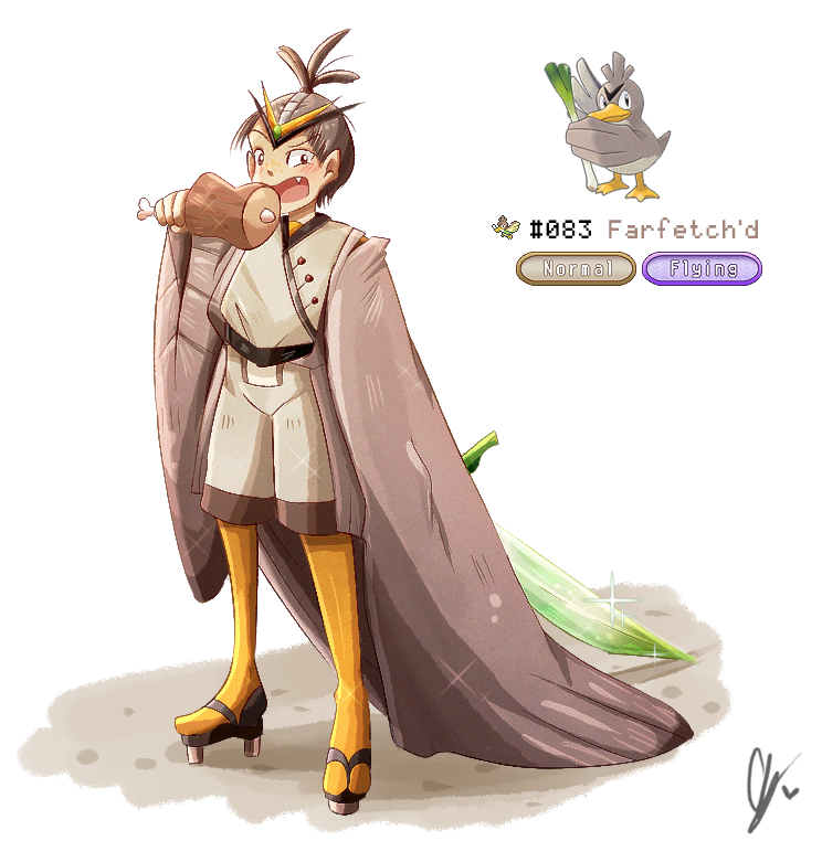 farfetch'd (pokemon) drawn by hisakichi