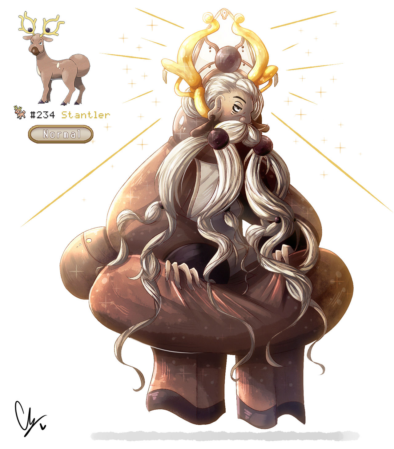 Stangler 234. Stantler by iingo on DeviantArt