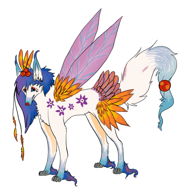 Fancy Wolf by Kama-ItaeteXIII on DeviantArt