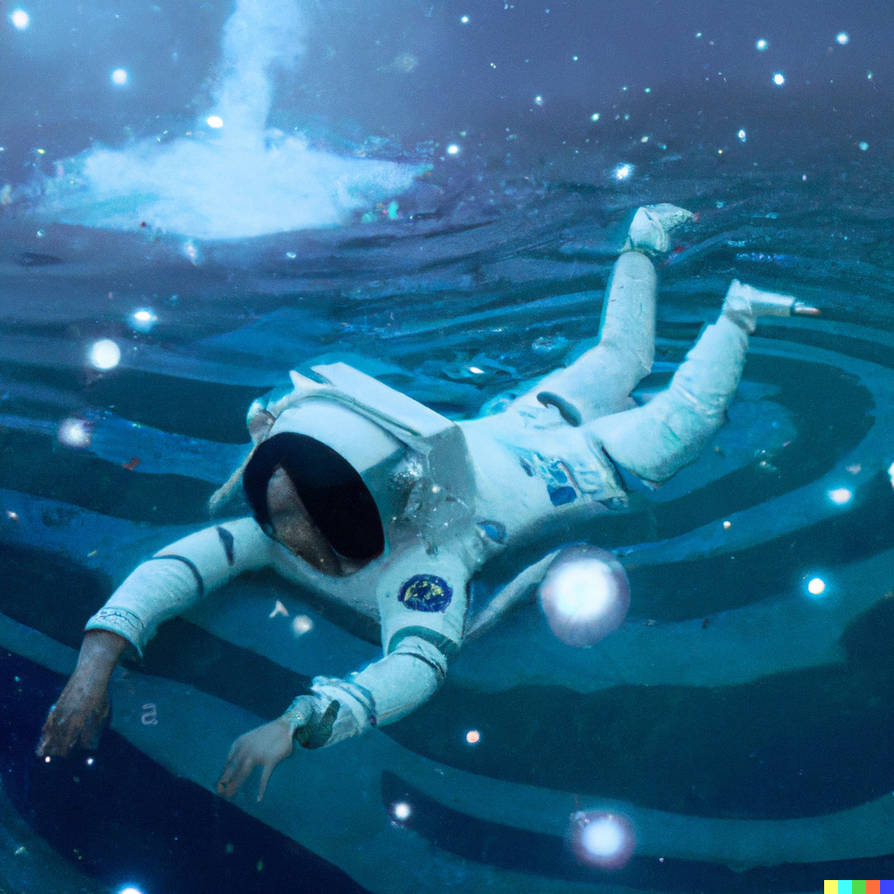 Astronaut Swimming by W-O-R-M on DeviantArt