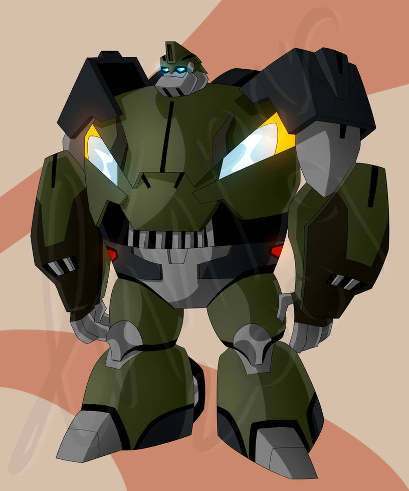 Buckethead Tf Rotf Bulkhead TFPrime in Animated Version by Annpar2009 on DeviantArt