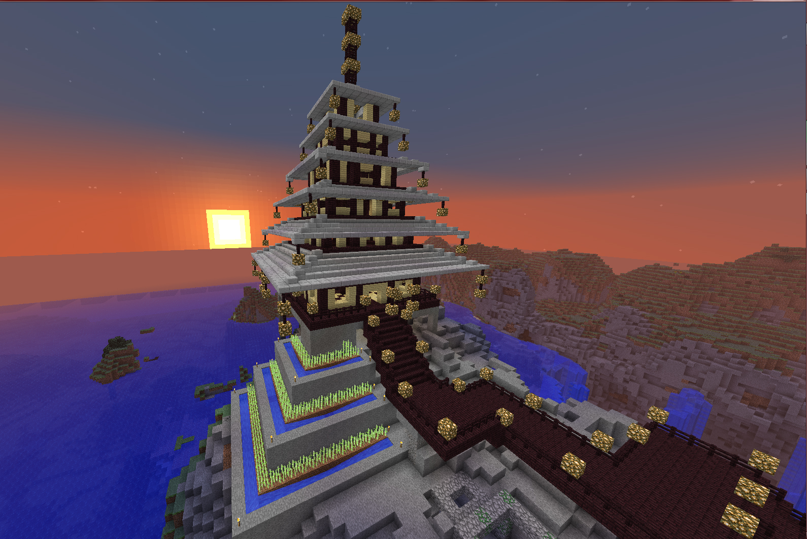 Minecraft Pagoda by iceshark4 on DeviantArt