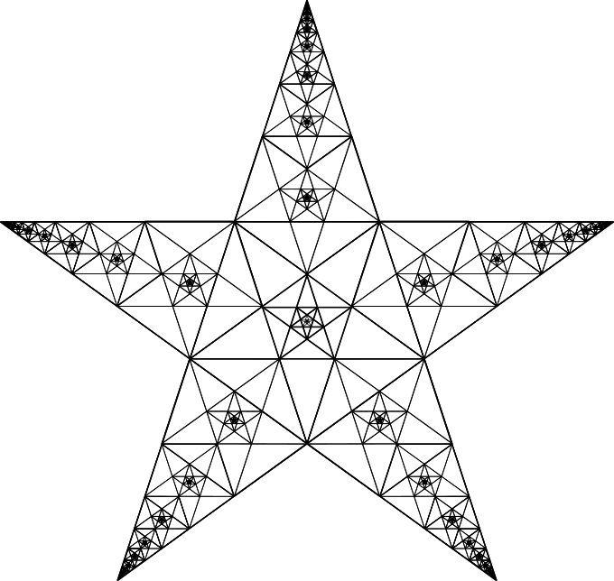 Outbounded Trisinfinite Pentagram