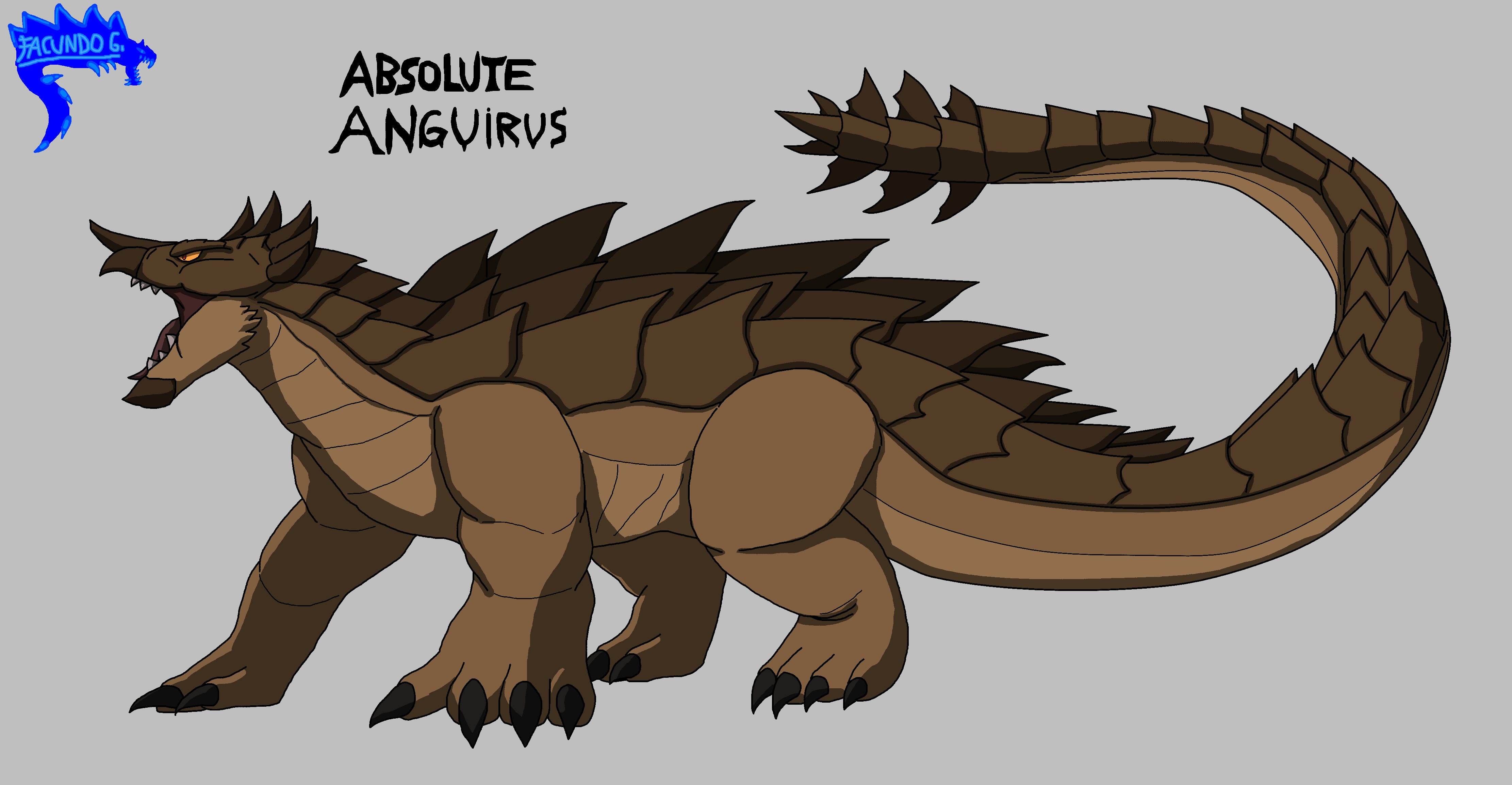 Absolute Rex Absolute Anguirus by Tyratos-Rex on DeviantArt