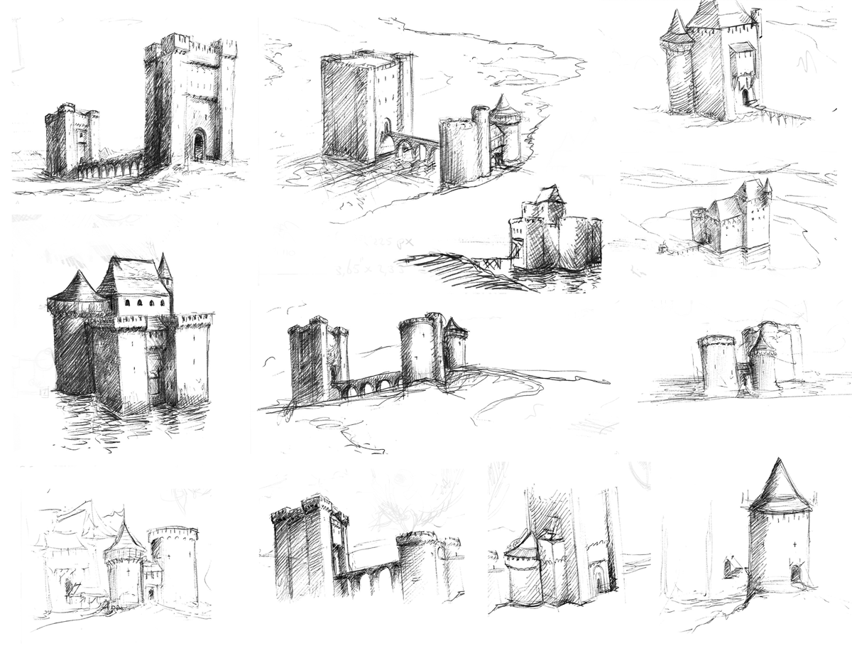 sketch batch 02 Castle madness