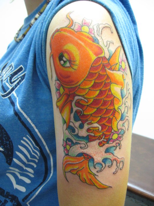 Koi fish tattoo