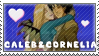 Caleb and Cornelia stamp