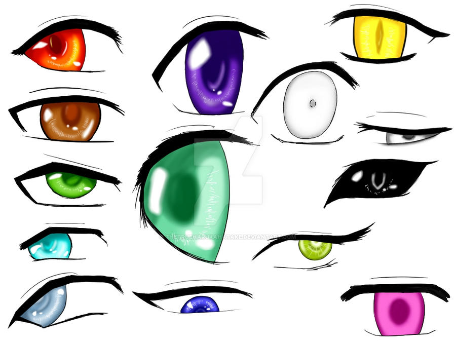 Eyecoloration training by TheTrueHarukaHatake on DeviantArt