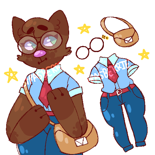 cute mail man furry [OPEN]