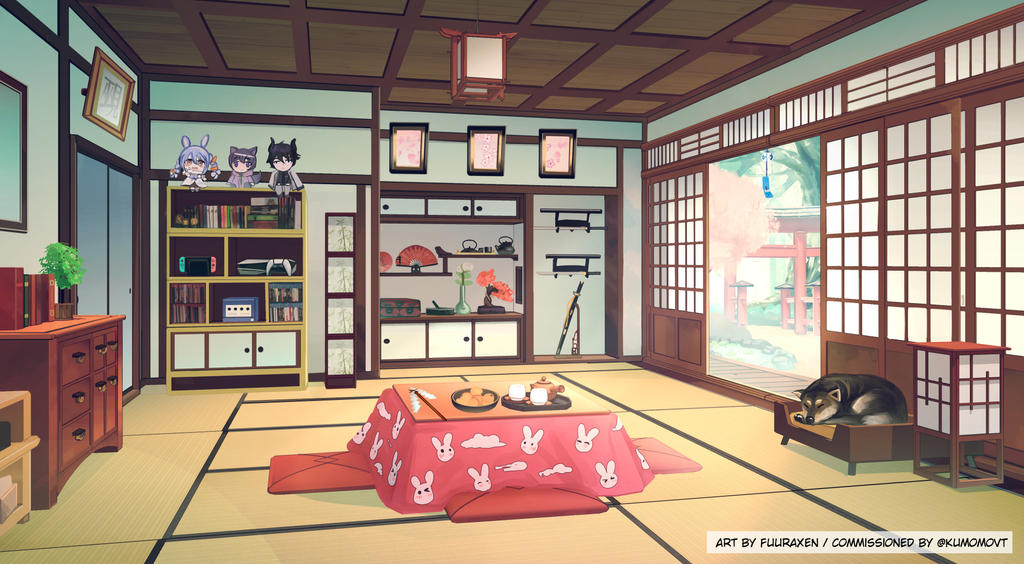 Anime Ritual Room Shrine Maiden Room by Fuura-Xen on DeviantArt
