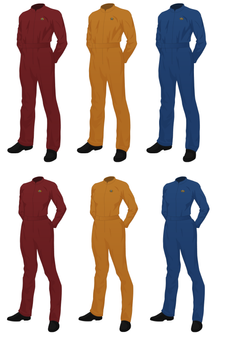 Star Trek concept uniform, Jumpsuit