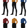 Class A Starfleet Uniform, female undershirt
