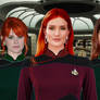 Somers sisters in Alternatrek uniform