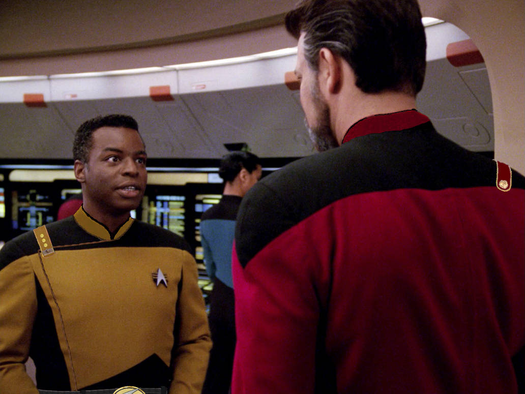 Future Imperfect Geordi And Riker by JJohnson1701 on DeviantArt