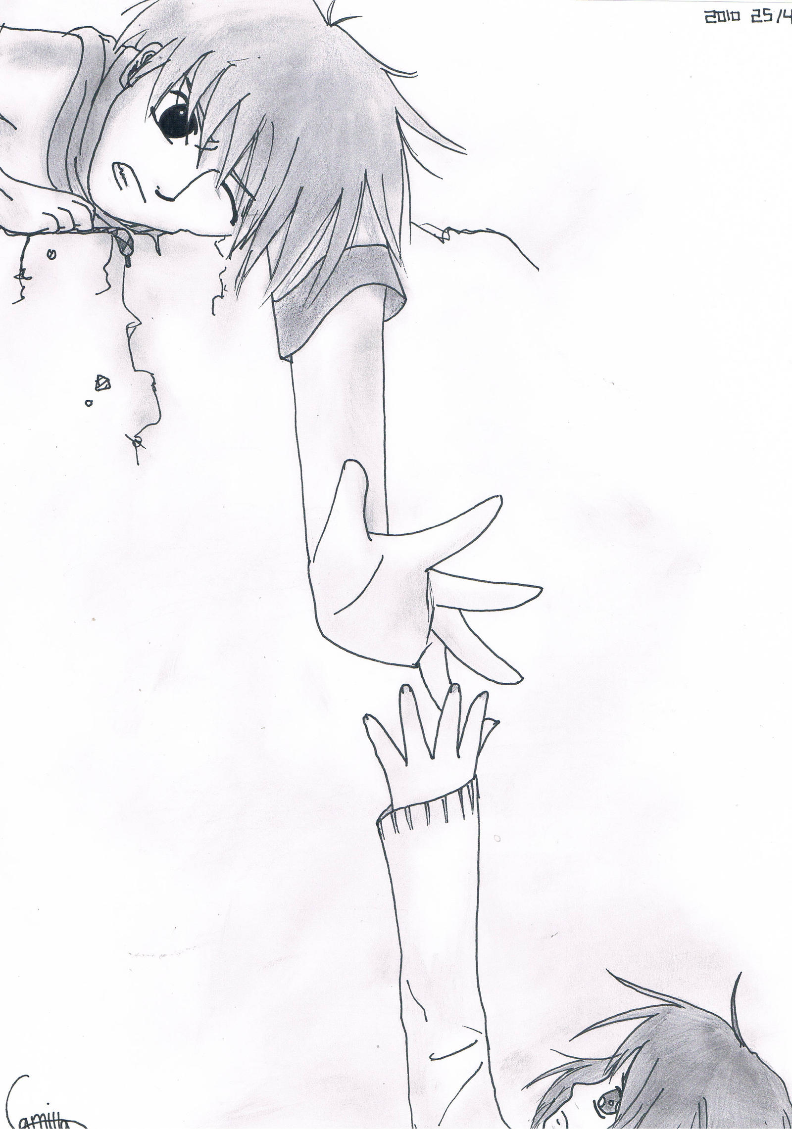 I will catch you. by lRakuenl on DeviantArt