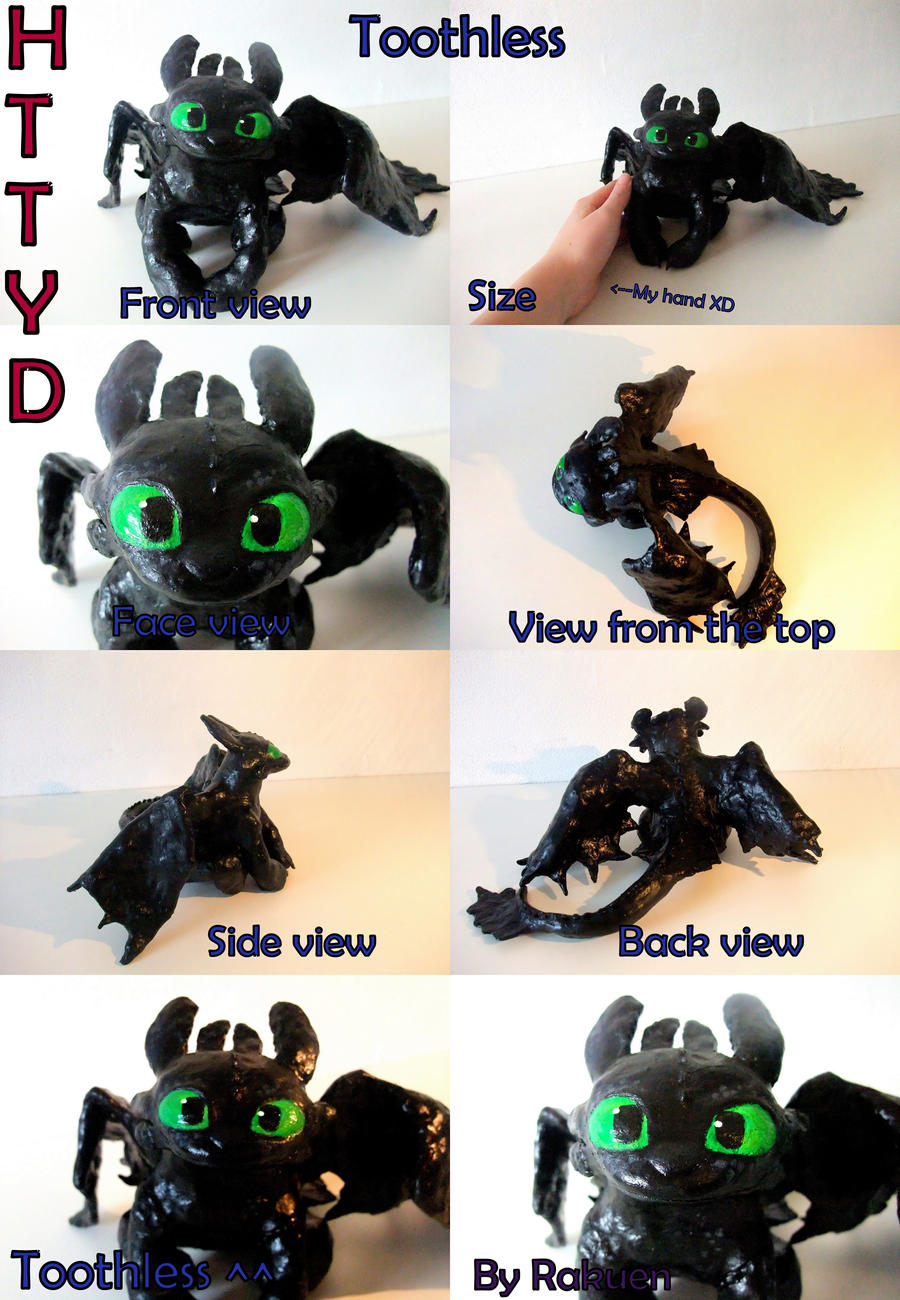 Toothless Figure by lRakuenl on DeviantArt